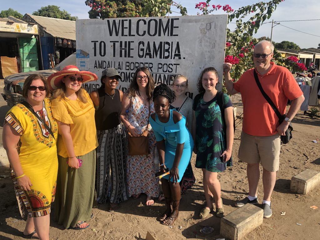 group of students and faculty in Senegal